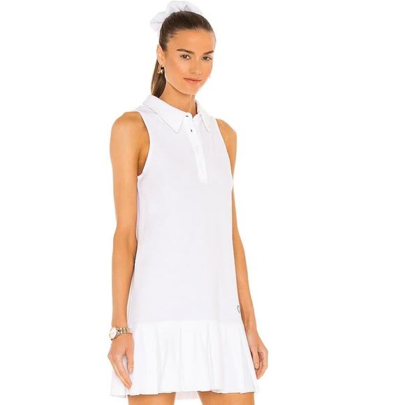 Revolve Tennis Club Polo Mini Dress White NWT Size Small - Picture 4 of 6